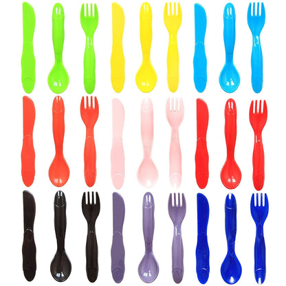54PCS Plastic Kid Dinnerware Plates - Image 6