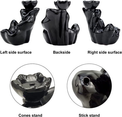 Ceramic Smoke Backflow Waterfall Incense - Image 4