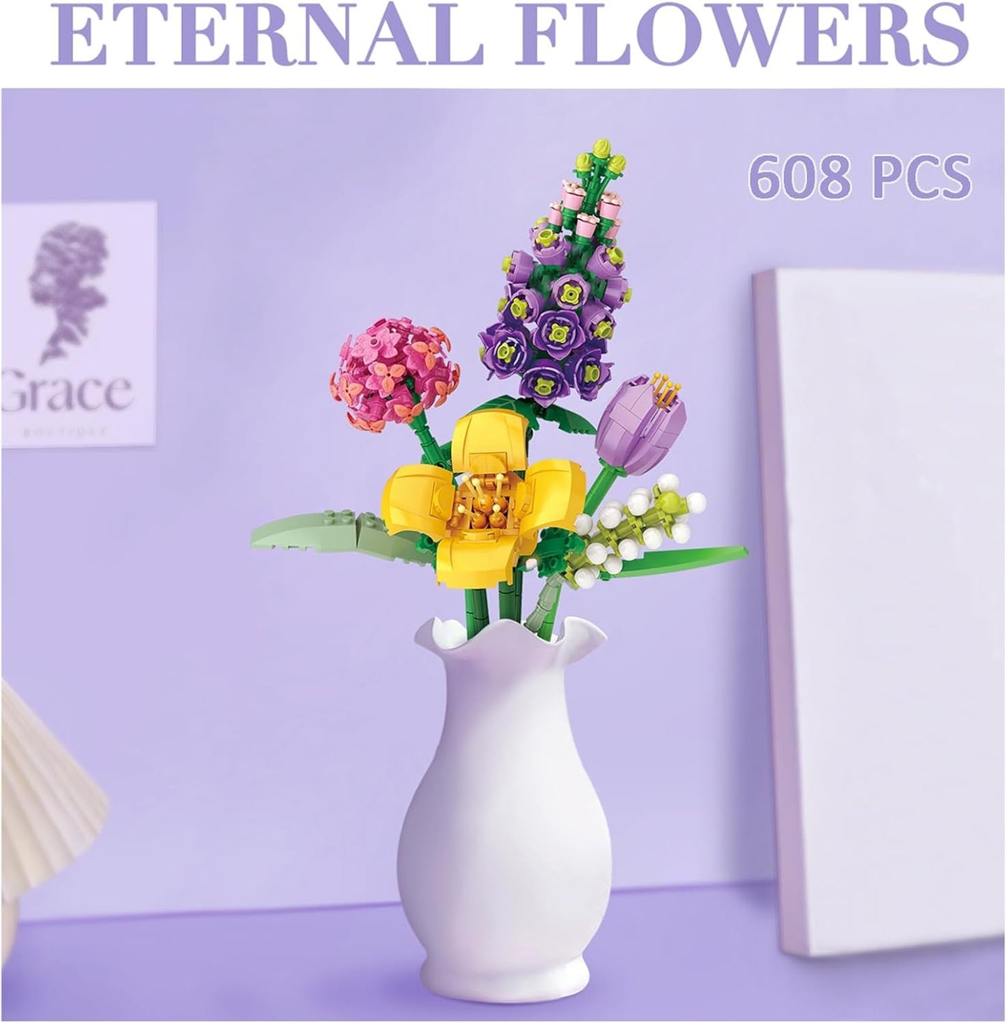 Artificial Flower Bouquet Building Blocks - Image 4