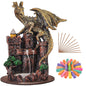 Dragon Backflow Incense Burner 60Cones 20Sticks - Front view