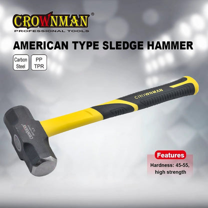 Heavy Duty Sledge Hammer Tool 3LB - Detail view