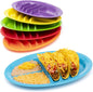 9PCS Taco Holder Side Dish & - Front view