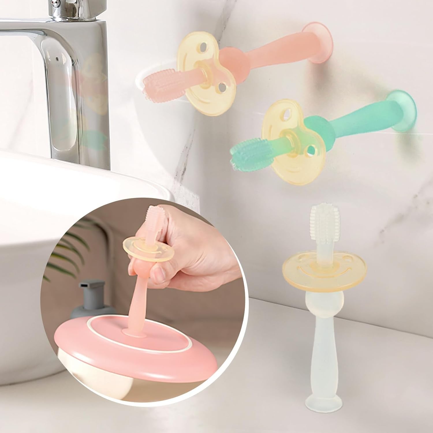 360° Silicone Baby Toothbrush Teether - Image 6