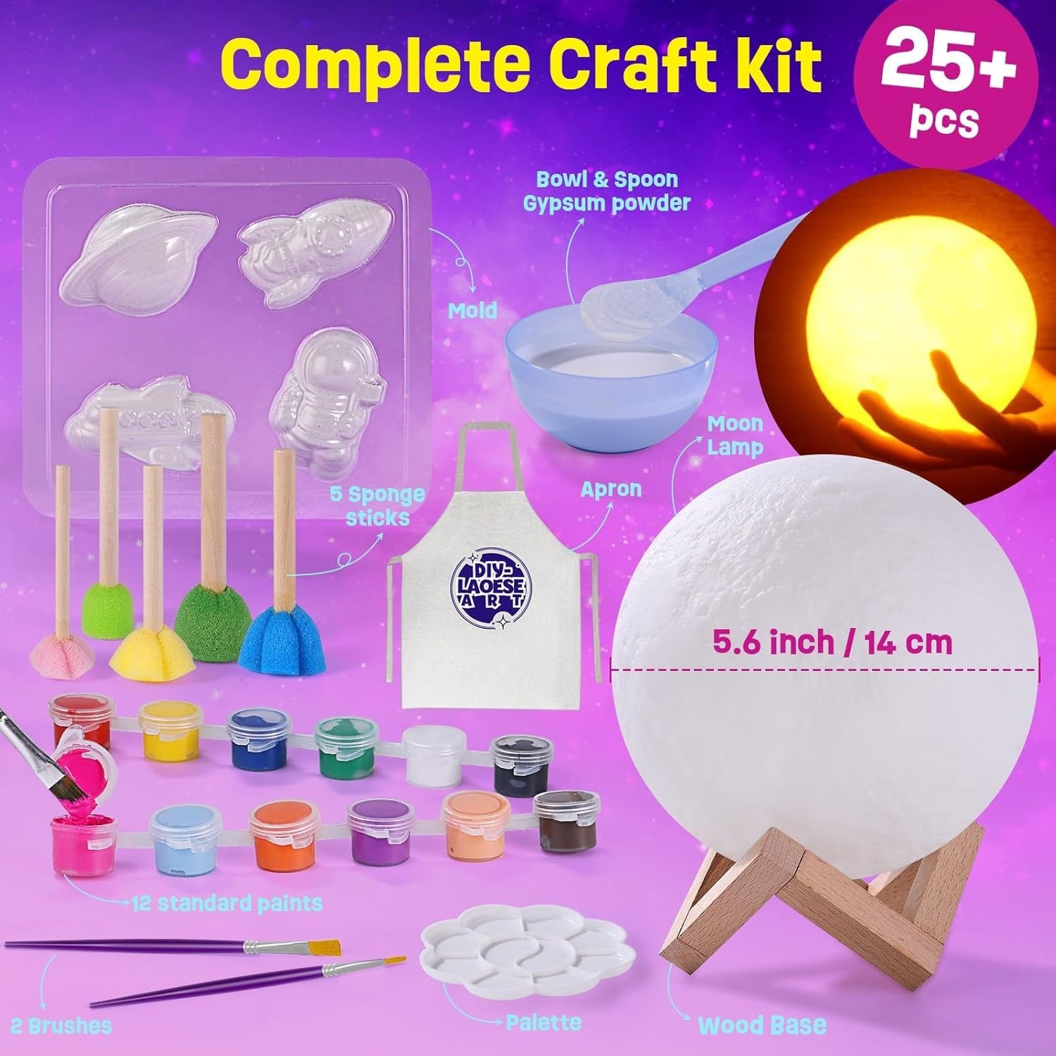 Paint Your Own Moon Lamp - Image 6