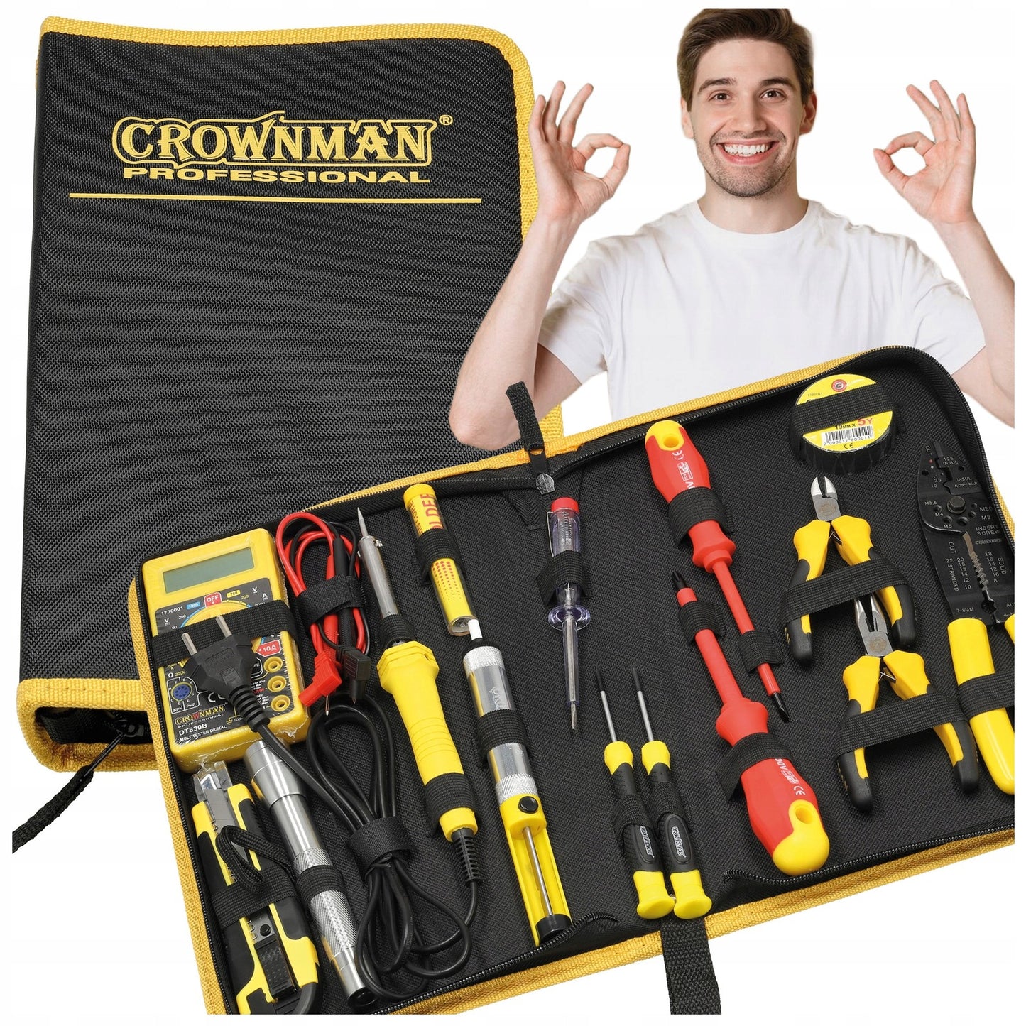 Electric Welding Irons Tools Set - - Front view