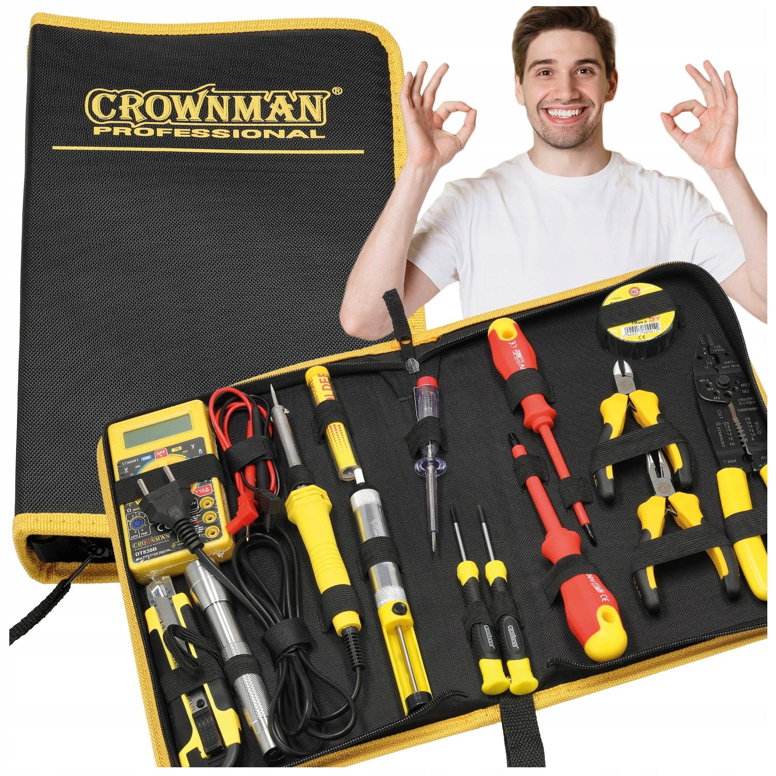Electric Welding Irons Tools Set - - Front view