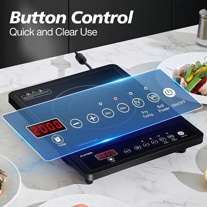 2000W Single Electric Induction Hob - Image 3
