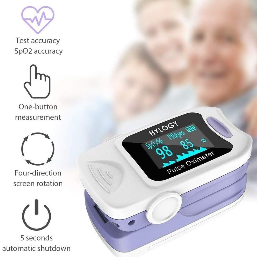Fingertip Pulse Oximeter Blood Oxygen Saturation - Detail view