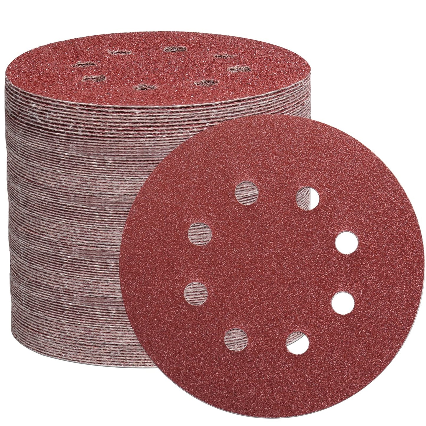 150pcs Sanding Discs 125mm/5'' Orbital Sander Sandpaper 60-600 Grits Hook Loop