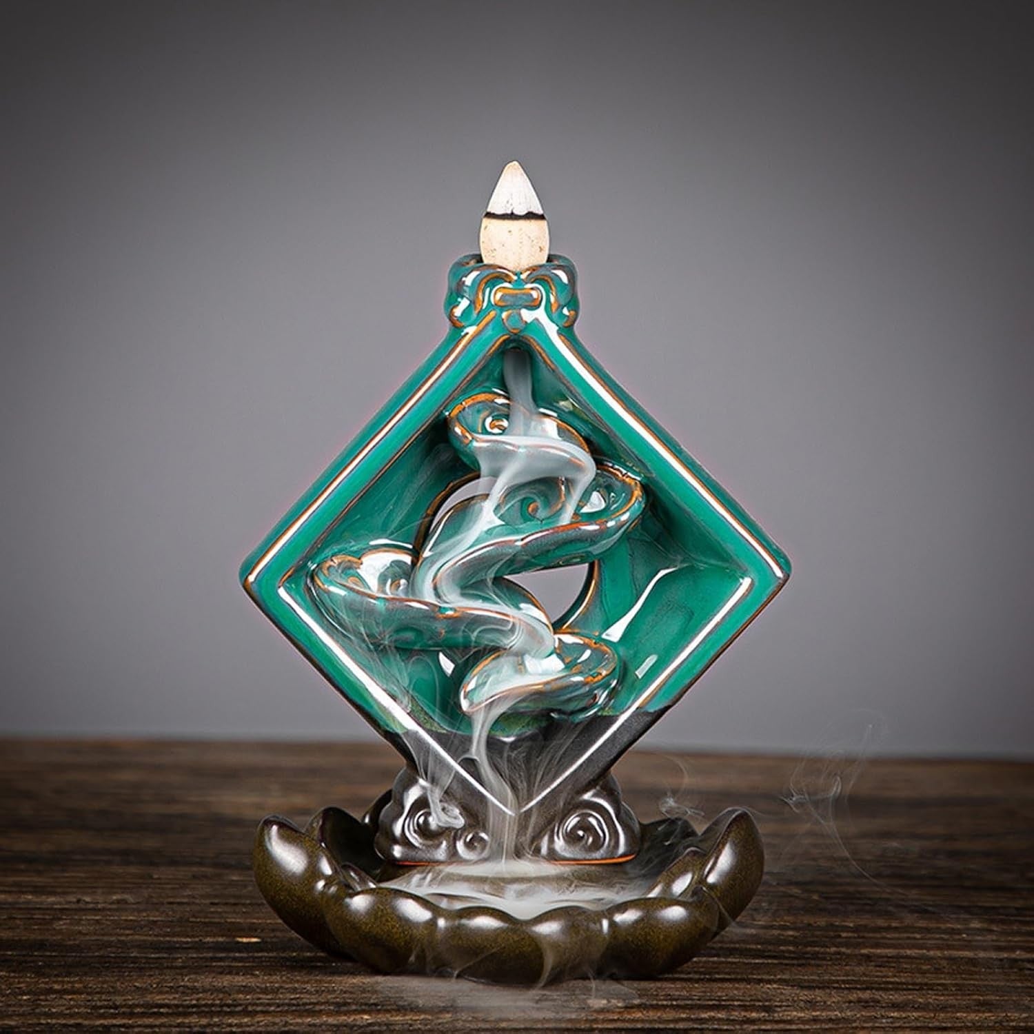 Ceramic Smoke Backflow Incense Burner - Image 3