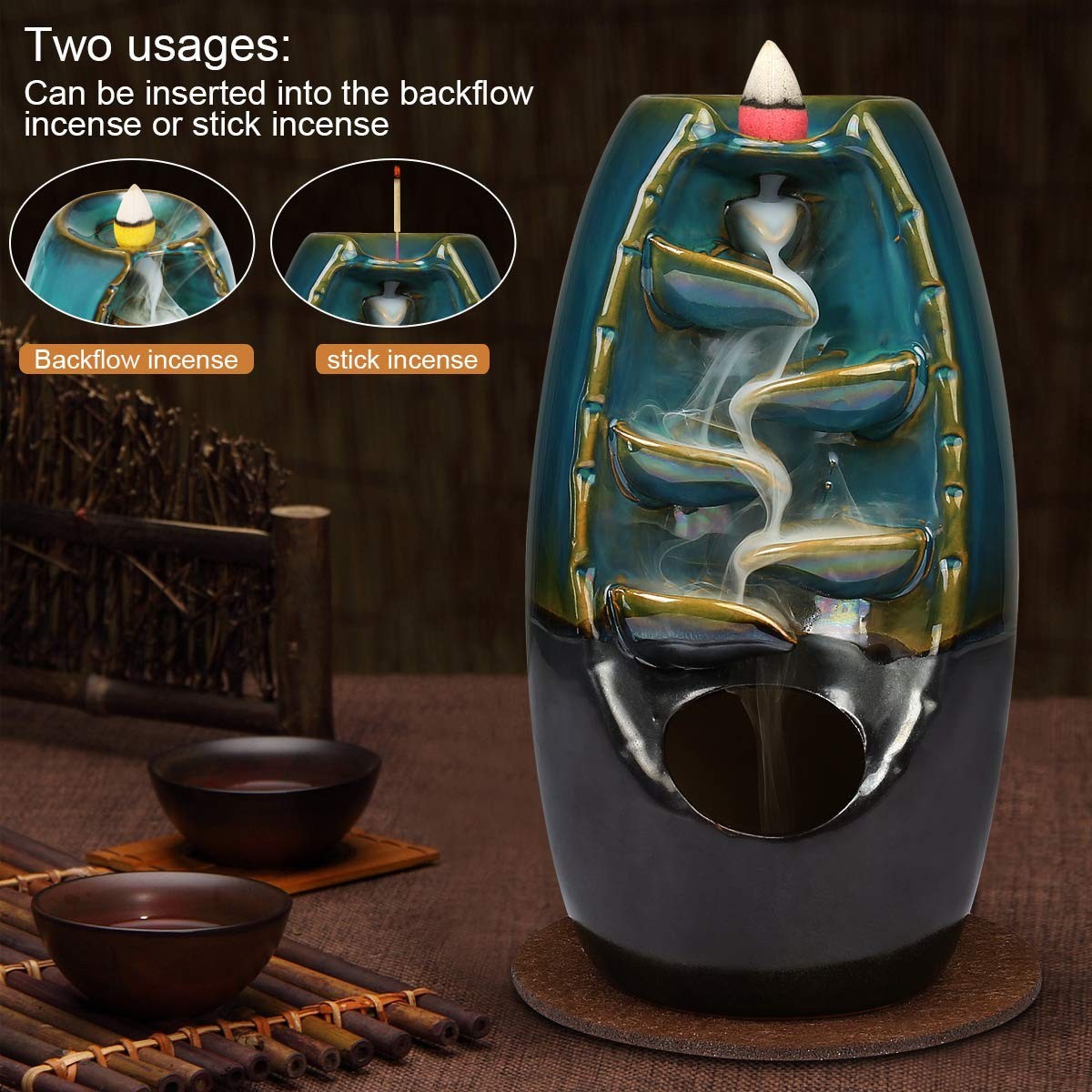 Incense Burner Holder Backflow 60 - Image 3