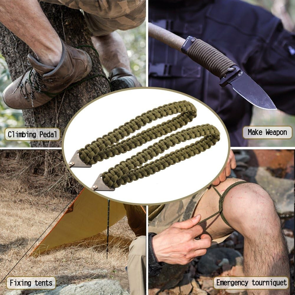 Hand Chainsaw Paracord Handle Folding - Image 3