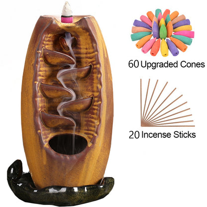 Backflow Incense Burner 5IN1 Waterfall - Image 8