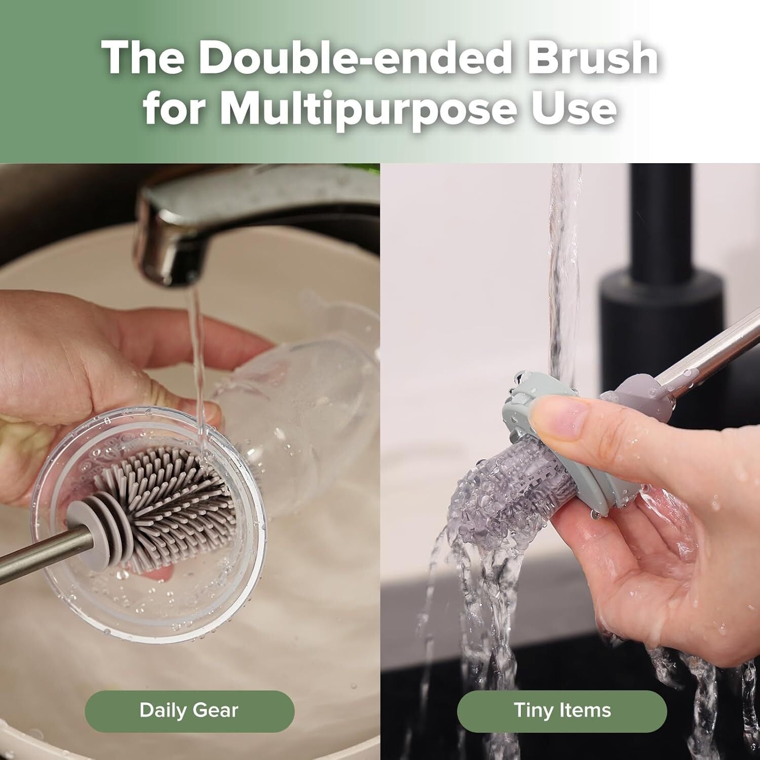 Silicone Cleaning Brush Baby Bottle - Image 3