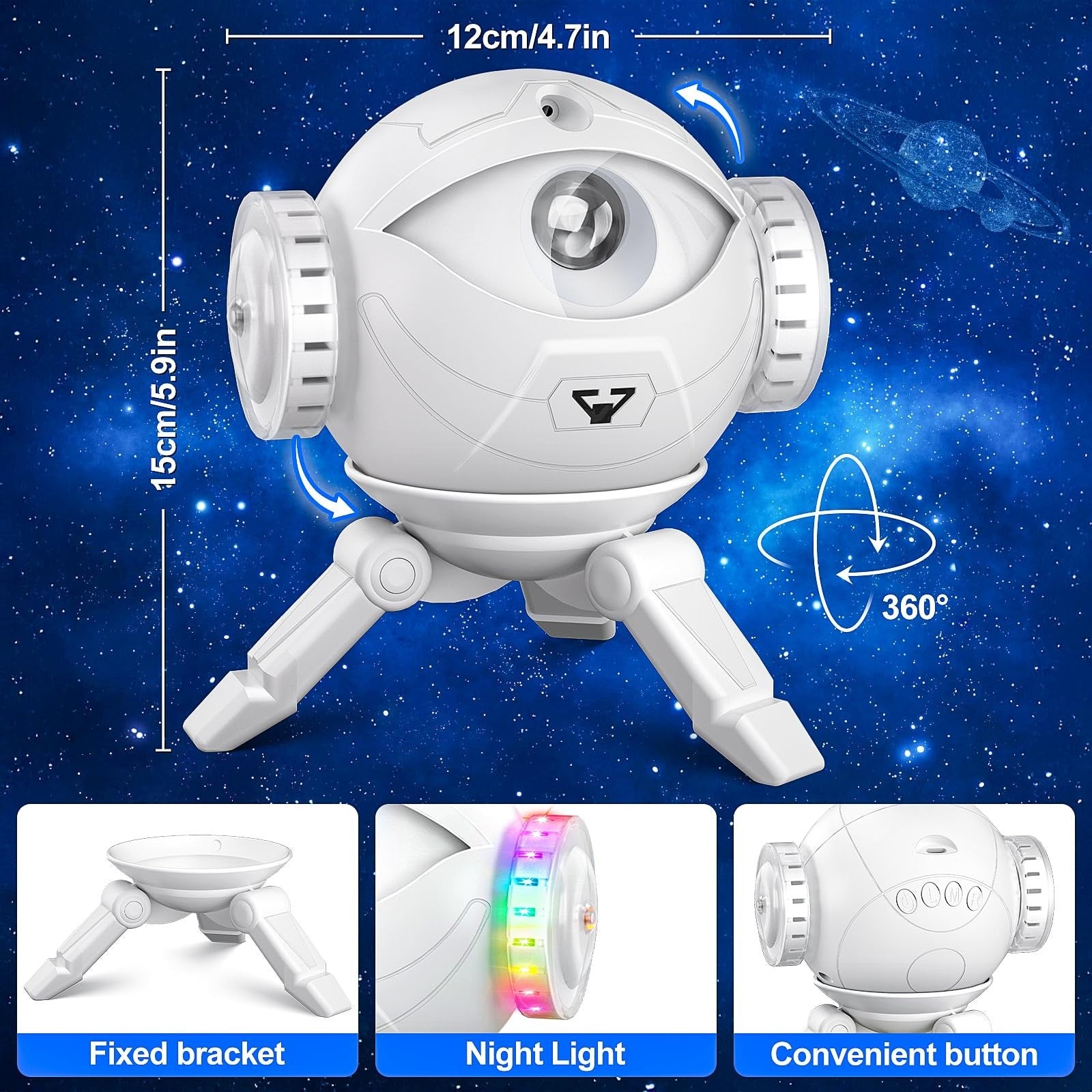 Galaxy Projector Light Bedroom Ceiling - Image 5