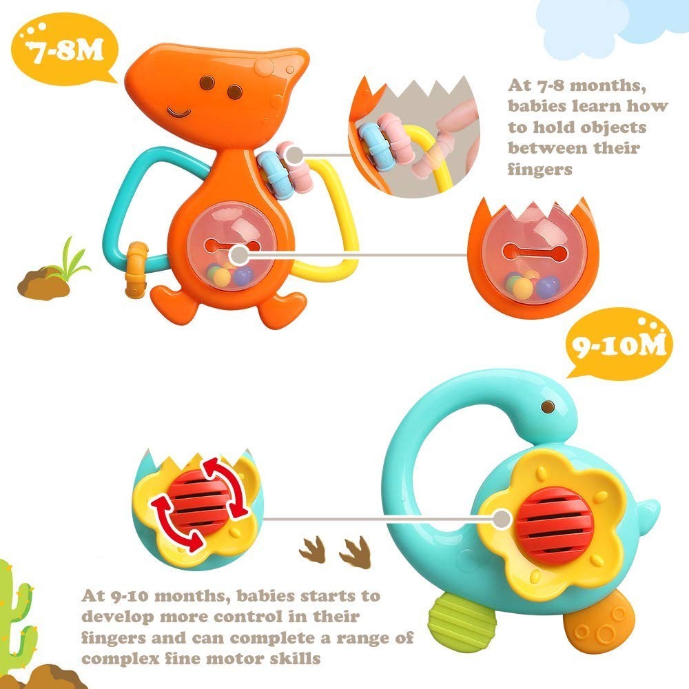 Baby Rattles Teethers Toys 3 - Image 3