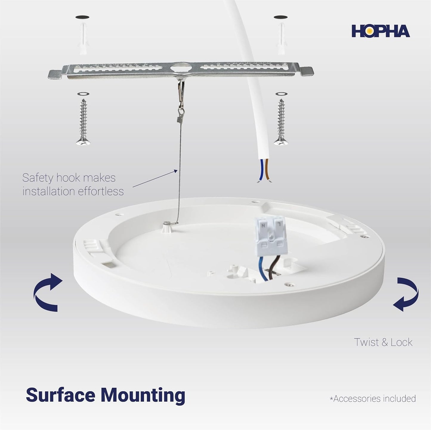 Bathroom Light 18W Flush Ceiling - Image 4