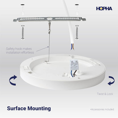Bathroom Light 18W Flush Ceiling - Image 4