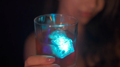 12PCS Roses Bright LED Ice Cubes - Detail view